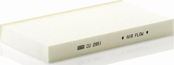 Mann-Filter CU 2951 - Filtro, Aria abitacolo www.autoricambi360.it
