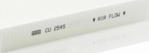 Mann-Filter CU 2545 - Filtro, Aria abitacolo www.autoricambi360.it