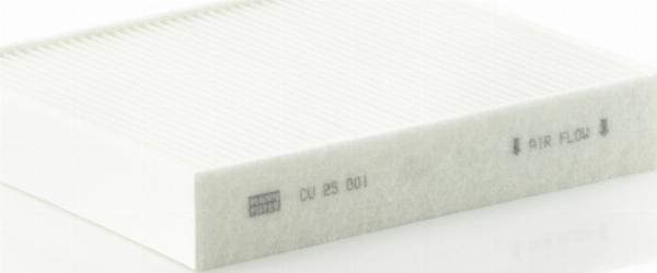 Mann-Filter CU 25 001 - Filtro, Aria abitacolo www.autoricambi360.it