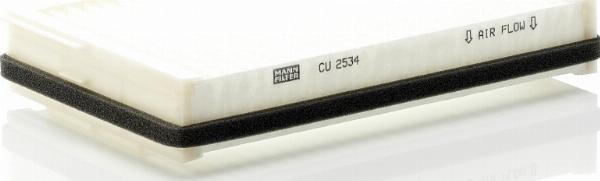 Mann-Filter CU 2534 - Filtro, Aria abitacolo www.autoricambi360.it