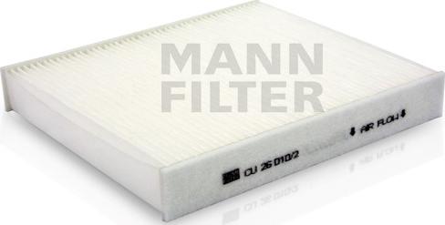 Mann-Filter CU 26 010/2 - Filtro, Aria abitacolo www.autoricambi360.it