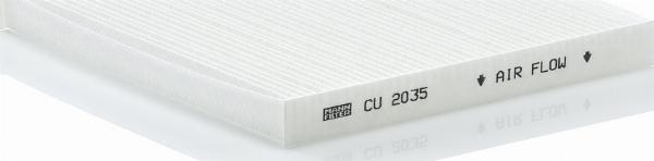 Mann-Filter CU 2035 - Filtro, Aria abitacolo www.autoricambi360.it