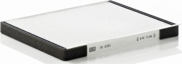 Mann-Filter CU 2331 - Filtro, Aria abitacolo www.autoricambi360.it
