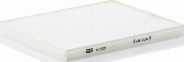 Mann-Filter CU 2326 - Filtro, Aria abitacolo www.autoricambi360.it