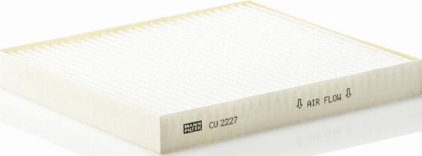 Mann-Filter CU 2227 - Filtro, Aria abitacolo www.autoricambi360.it