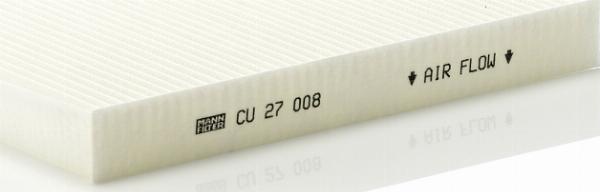 Mann-Filter CU 27 008 - Filtro, Aria abitacolo www.autoricambi360.it