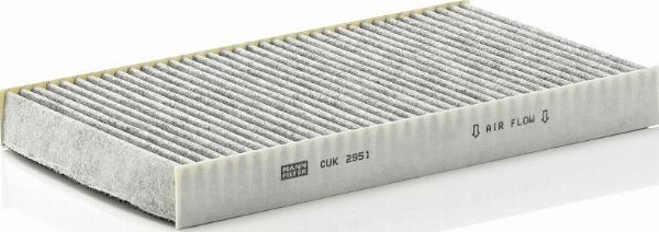 Mann-Filter CUK 2951 - Filtro, Aria abitacolo www.autoricambi360.it