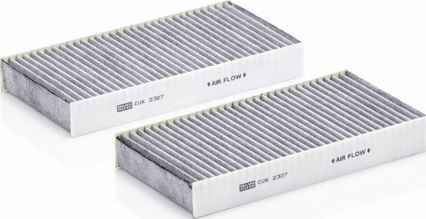 Mann-Filter CUK 2327-2 - Filtro, Aria abitacolo www.autoricambi360.it