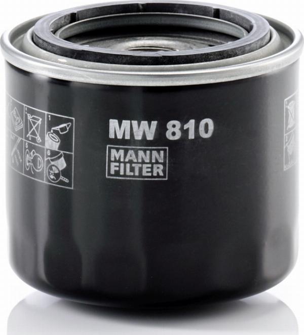 Mann-Filter MW 810 - Filtro olio www.autoricambi360.it