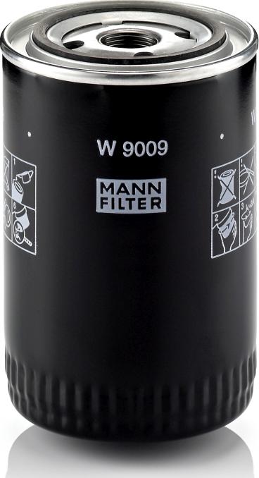 Mann-Filter W 9009 - Filtro olio www.autoricambi360.it