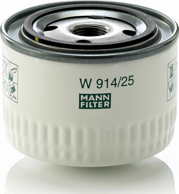 Mann-Filter W 914/25 - Filtro idraulico, Cambio automatico www.autoricambi360.it