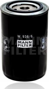 Mann-Filter W 936/6 - Filtro olio www.autoricambi360.it