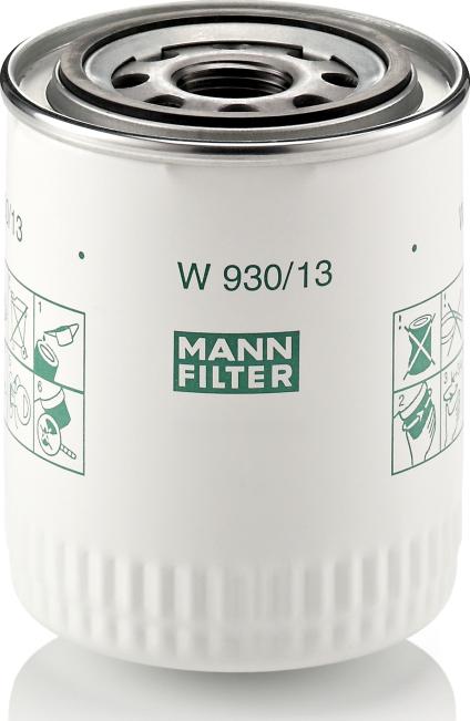 Mann-Filter W 930/13 - Filtro olio www.autoricambi360.it