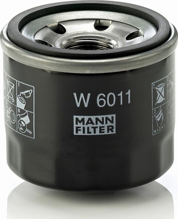 Mann-Filter W 6011 - Filtro olio www.autoricambi360.it