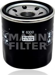 Mann-Filter W 6300 - Filtro olio www.autoricambi360.it