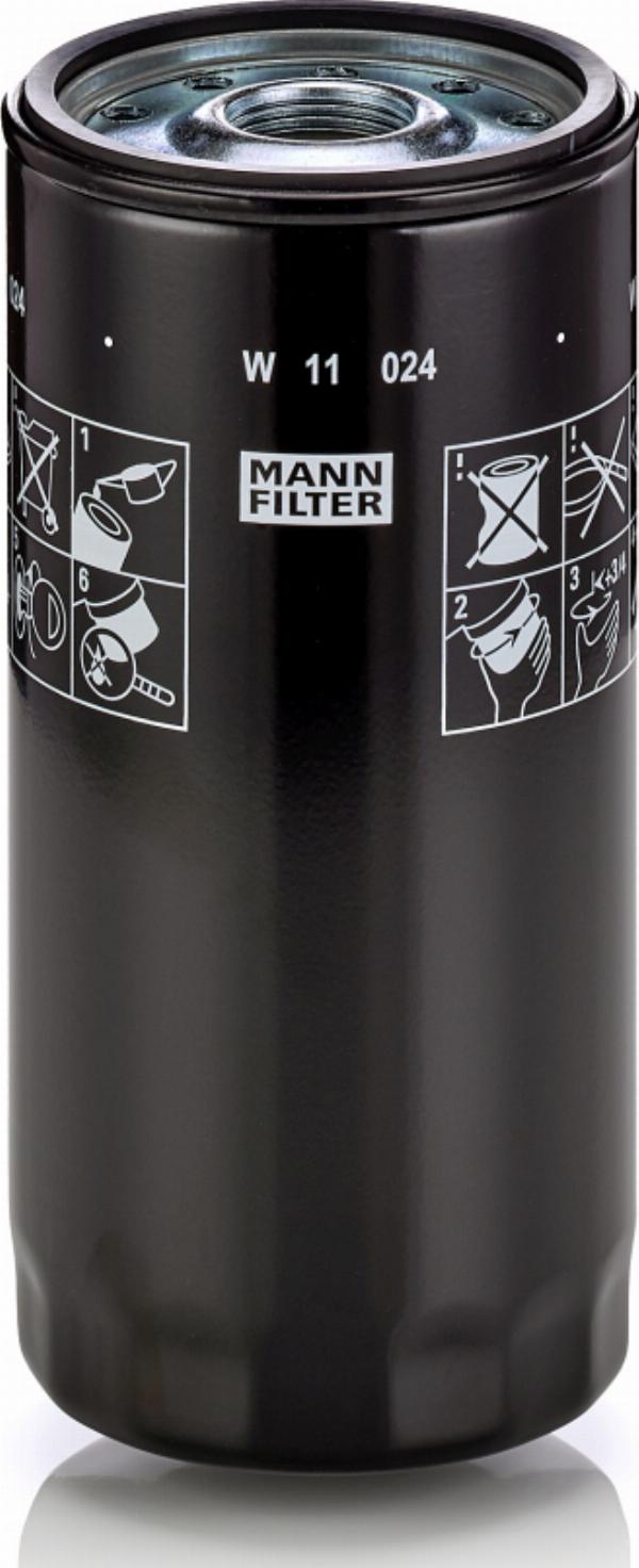 Mann-Filter W 11 024 - Filtro olio www.autoricambi360.it