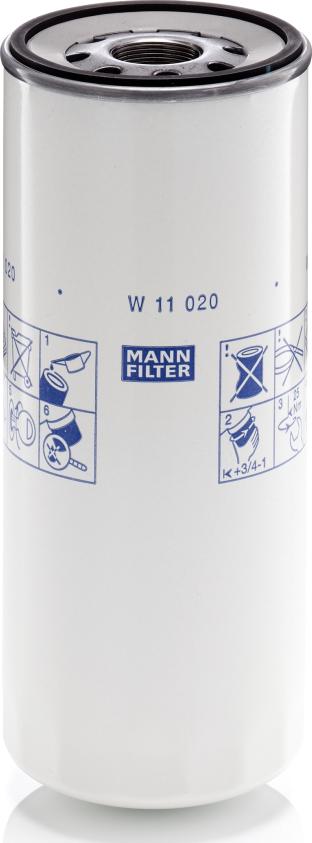 Mann-Filter W 11 020 - Filtro olio www.autoricambi360.it