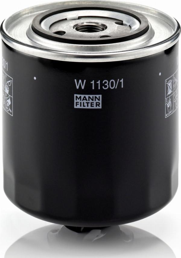 Mann-Filter W 1130/1 - Filtro olio www.autoricambi360.it