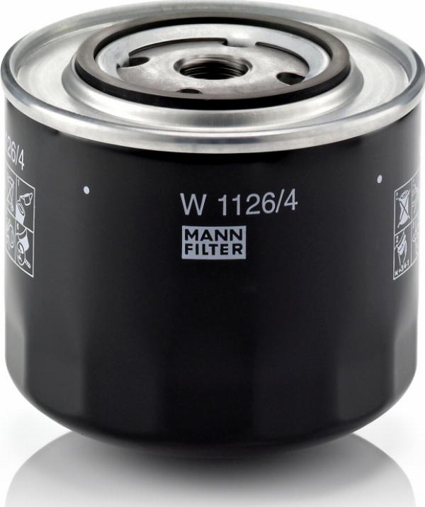 Mann-Filter W 1126 - Filtro olio www.autoricambi360.it