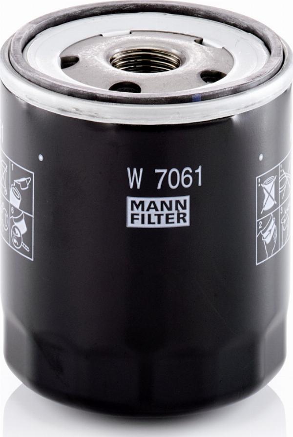 Mann-Filter W 7061 - Filtro olio www.autoricambi360.it