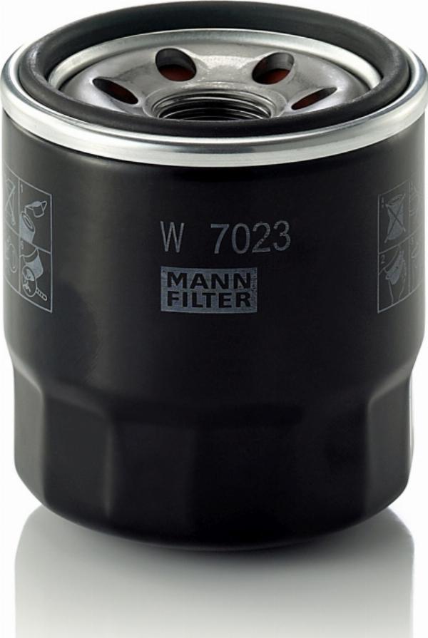 Mann-Filter W 7023 - Filtro olio www.autoricambi360.it