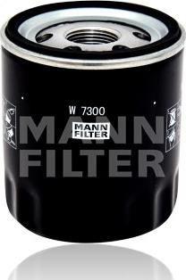 Mann-Filter W 7300 - Filtro olio www.autoricambi360.it