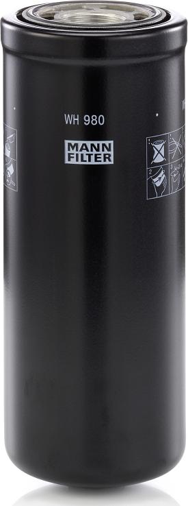 Mann-Filter WH 980 - Filtro idraulico, Cambio automatico www.autoricambi360.it