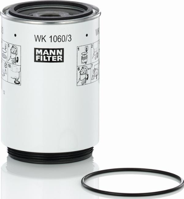 Mann-Filter WK 1060/3 x - Filtro carburante www.autoricambi360.it