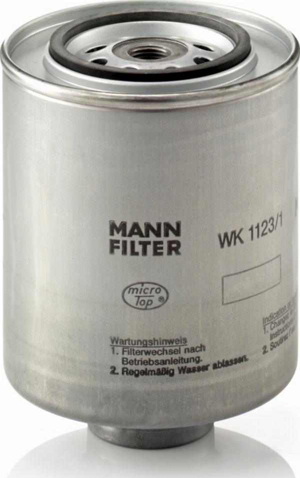 Mann-Filter WK 1123/1 - Filtro carburante www.autoricambi360.it
