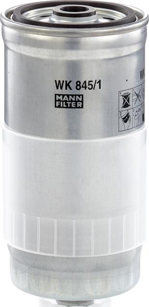 Mann-Filter WK 845/1 - Filtro carburante www.autoricambi360.it