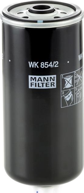 Mann-Filter WK 854/2 - Filtro carburante www.autoricambi360.it