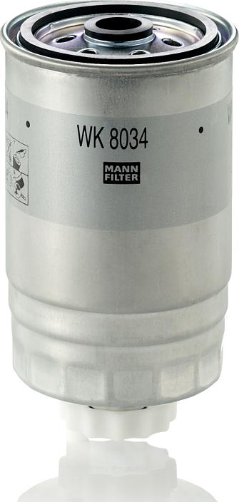 Mann-Filter WK 8034 - Filtro carburante www.autoricambi360.it