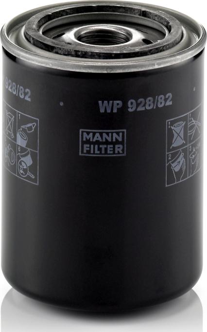 Mann-Filter WP 928/82 - Filtro olio www.autoricambi360.it