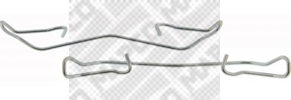 Mapco 9606 - Kit accessori, Pastiglia freno www.autoricambi360.it