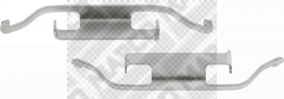 Mapco 9600 - Kit accessori, Pastiglia freno www.autoricambi360.it
