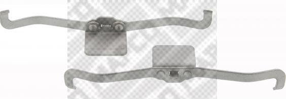 Mapco 9603 - Kit accessori, Pastiglia freno www.autoricambi360.it
