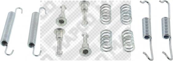 Mapco 9183 - Kit accessori, Ganasce freno stazionamento www.autoricambi360.it