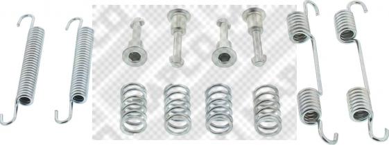 Mapco 9182 - Kit accessori, Ganasce freno www.autoricambi360.it