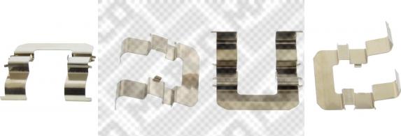Mapco 9320 - Kit accessori, Pastiglia freno www.autoricambi360.it