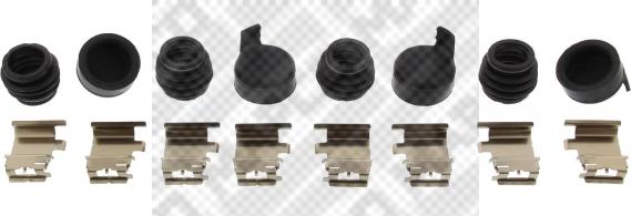 Mapco 9327 - Kit accessori, Pastiglia freno www.autoricambi360.it
