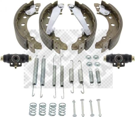 Mapco 9748 - Kit ganasce freno www.autoricambi360.it