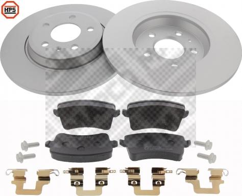 Mapco 47904HPS - Kit freno, Freno a disco www.autoricambi360.it