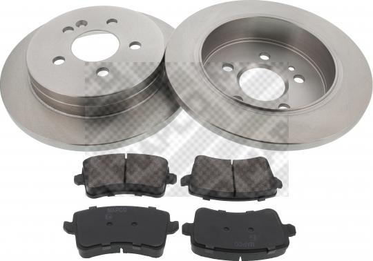 Mapco 47904 - Kit freno, Freno a disco www.autoricambi360.it