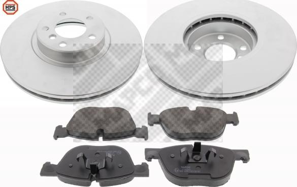 Mapco 47987HPS - Kit freno, Freno a disco www.autoricambi360.it