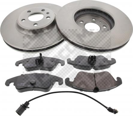 Mapco 47930 - Kit freno, Freno a disco www.autoricambi360.it