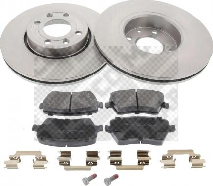 Mapco 47507 - Kit freno, Freno a disco www.autoricambi360.it