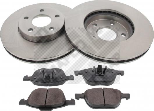 Mapco 47644 - Kit freno, Freno a disco www.autoricambi360.it