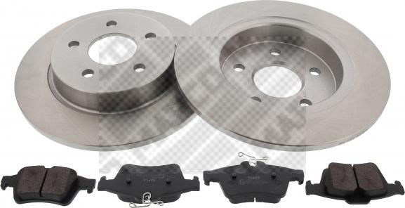 Mapco 47645 - Kit freno, Freno a disco www.autoricambi360.it