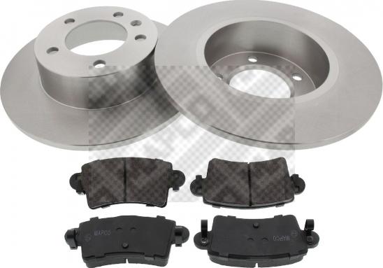 Mapco 47681 - Kit freno, Freno a disco www.autoricambi360.it