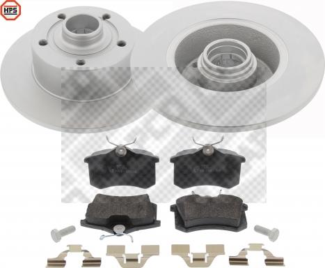 Mapco 47865HPS - Kit freno, Freno a disco www.autoricambi360.it